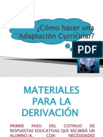 Como Hacer Una Adaptacion Curricular