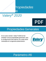 Nuevas Propiedades Generales Valery® 2020