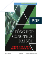 Công thức đại số 11