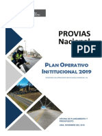 Pplan Operativo Institucional 2019 Pia Aprob de