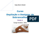 Curso Depilação e Designer de Sobrancelhas - Parte 2