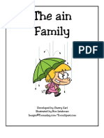 Ain Word Family Worksheets