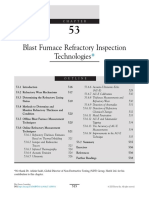 Blast Furnace Refractory Inspection