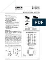 M54HC42 M74HC42: BCD To Decimal Decoder