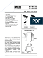 M54HC393 M74HC393: Dual Binary Counter