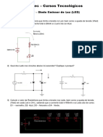 Aula 3 - Exercicios Diodo Emissor de Luz (LED)