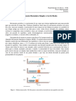 Experiencia A6 - Movimento Harmonico Simples e Lei de Hooke 0