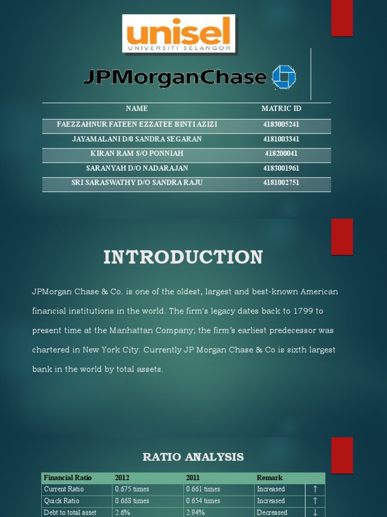 JPMorgan Chase Financial Analysis | PDF | Jp Morgan Chase | Economies