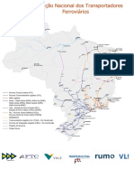 Mapa Ferroviário Brasil - Retrato - V02