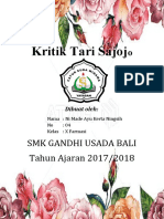 Kritik Tari Sajojo