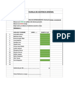 Planilla de Asistencia Junio m12