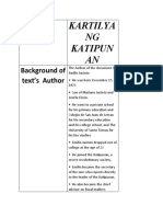 Kartilya NG Katipun AN: Background of Text's Author