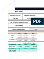 Cuadro Estadistico Finanzas - Familiar