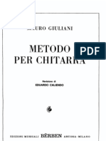 Mauro Giuliani - Metodo Per Chitarra