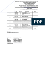 Jadwal Ganjil A1 2021 Reguler