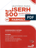 EBSERH - 500 Questões de Farmácia - Parte 01