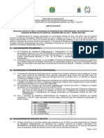 Edital de Residência Multiprofissional em Assistencia em Cuidados Intensivos-2020-22