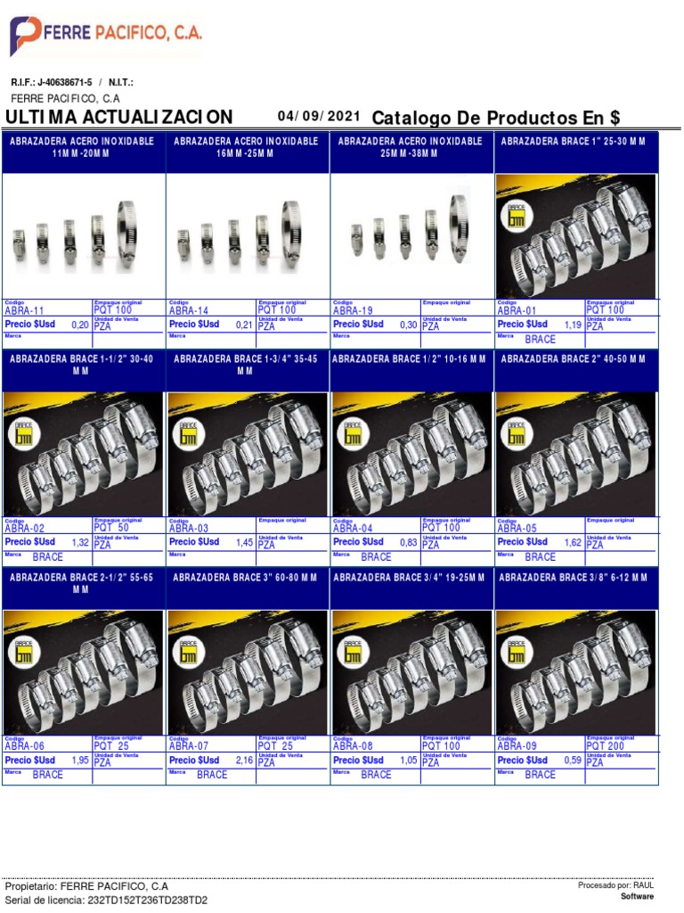 Catalogo 04-09-2021 | PDF