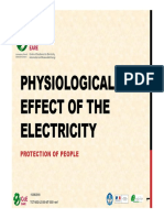 Physiological Effects of Electricity and Protection