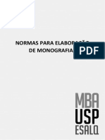 Normas Para Elaboração de Monografias