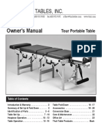 Owner's Manual: Thuli Tables, Inc