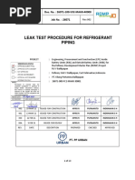 Leak Testing Procedures Overview | PDF | Leak | Pressure