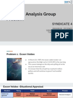 Situation Analysis Group Problem: Syndicate 4