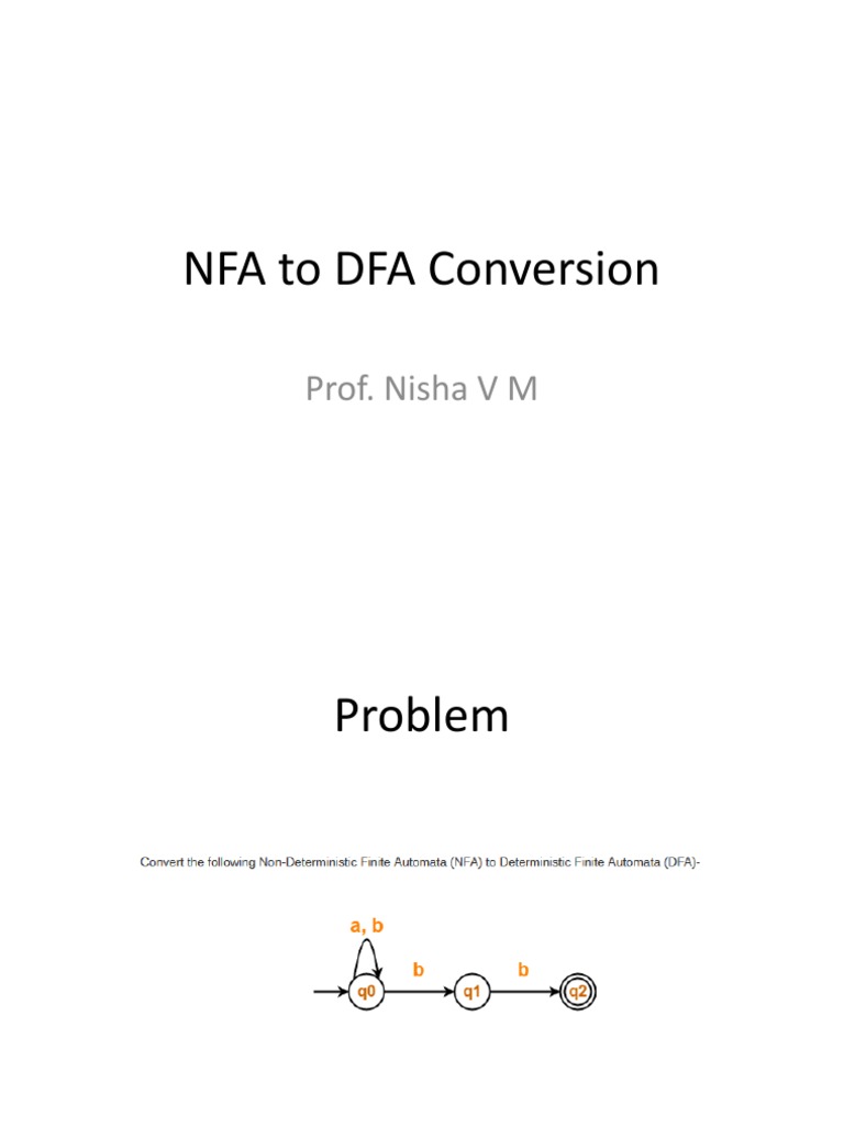 NFA to DFA Conversion Guide | PDF