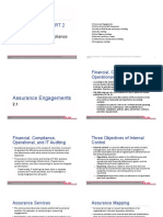 Cia Review: Part 2 Study Unit 2: Assurance and Compliance Engagements