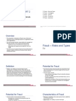 Cia Review: Part 2 Study Unit 7: Fraud Risks and Controls