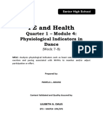 Physical Education and Health 3 Grade 12 Module 4