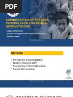 3 Administration of the SSAT Process Flow on Data Collection and Report Generation 1 (2)