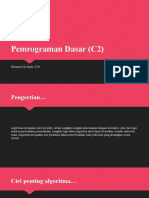 Pemrograman Dasar (C2)