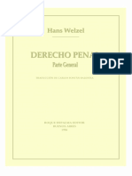 Descarga en PDF Derecho Penal Parte General de Hans Welzel LP