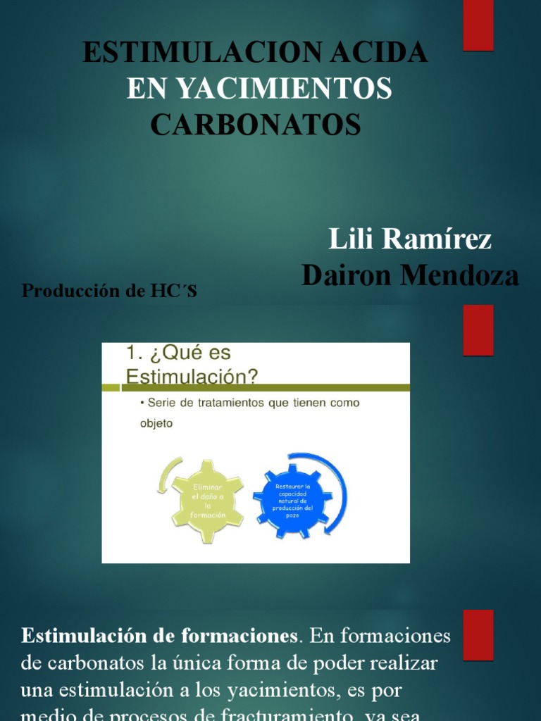 Estimulacion Acida en Yacimientos Carbonatados | PDF | Solubilidad ...