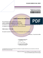 Constancia de Habilidad: 202004155e97b4c85f5a8