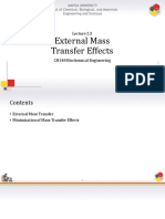 2.3 External Mass Transfer Effects