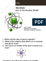 History of The Atom: From Atomism To The Nuclear Model