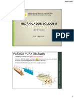MECÂNICA DOS SÓLIDOS II ( AULA 03) FLEXÃO OBLÍQUA_R01-1