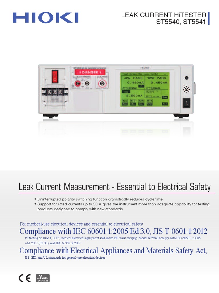 ST5540E1285E Leak Current Hitester Download Free PDF Power