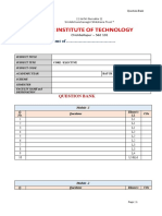 Question Bank Template - Sjcit