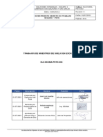 1.3 Procedimiento Trabajos de Muestreo de Suelo en Excavación