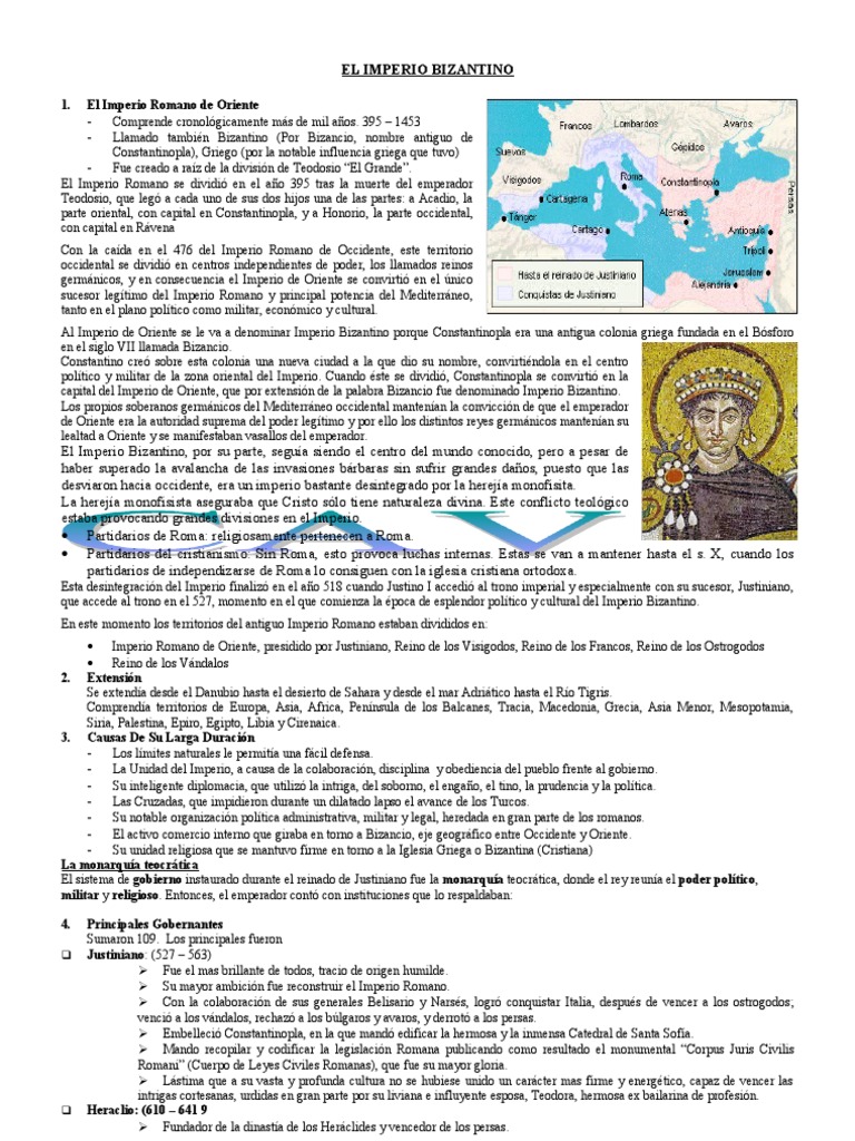 Historia del Imperio Bizantino | PDF | imperio Bizantino | Justiniano I