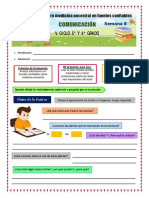 Comunicación 5º y 6º - Semana 8