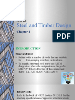 Steel and Timber Design: Arch 415