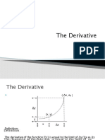 Lesson 2: The Derivative