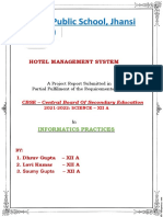 hotel-management-reportBY DHRUV Gupta