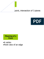 A Corner or Point, Intersection of 3 Planes: Vertices