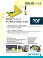 Portable Hardness Test: Application Range - Primary Industries