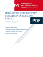 Habilidades de dirección y estrategia en el sector público